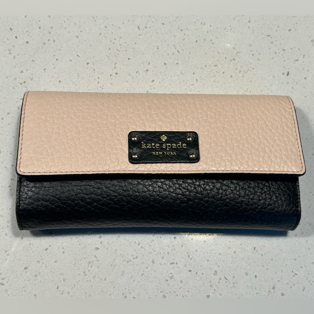 Kate Spade New York Wallet - Pink and Black - Like New